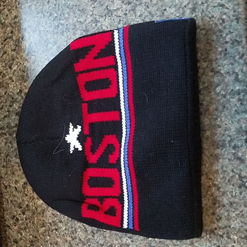 Mens Ski Hat Took Boston Blue